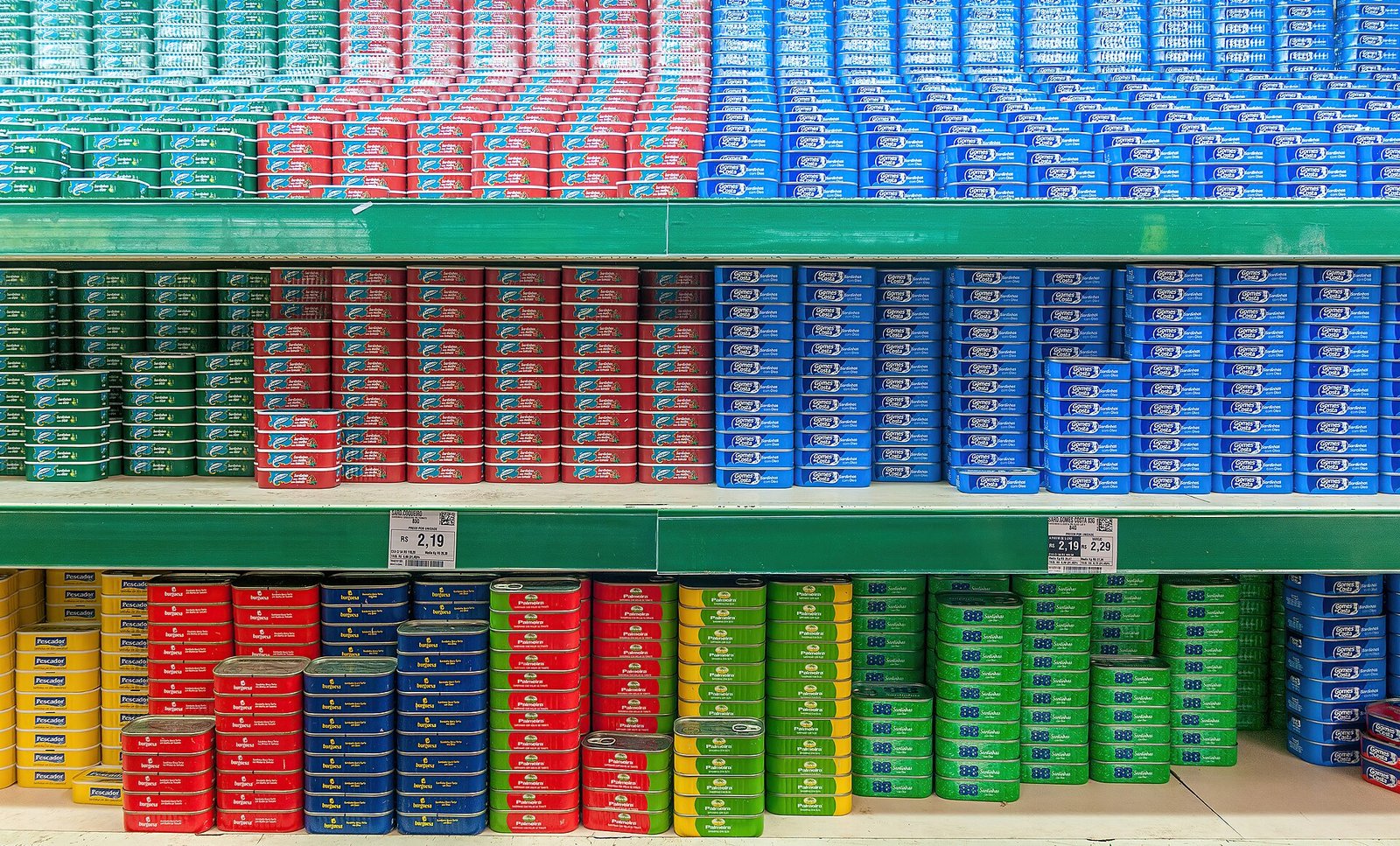 Shoppers in a supermarket in Recife, Brazil