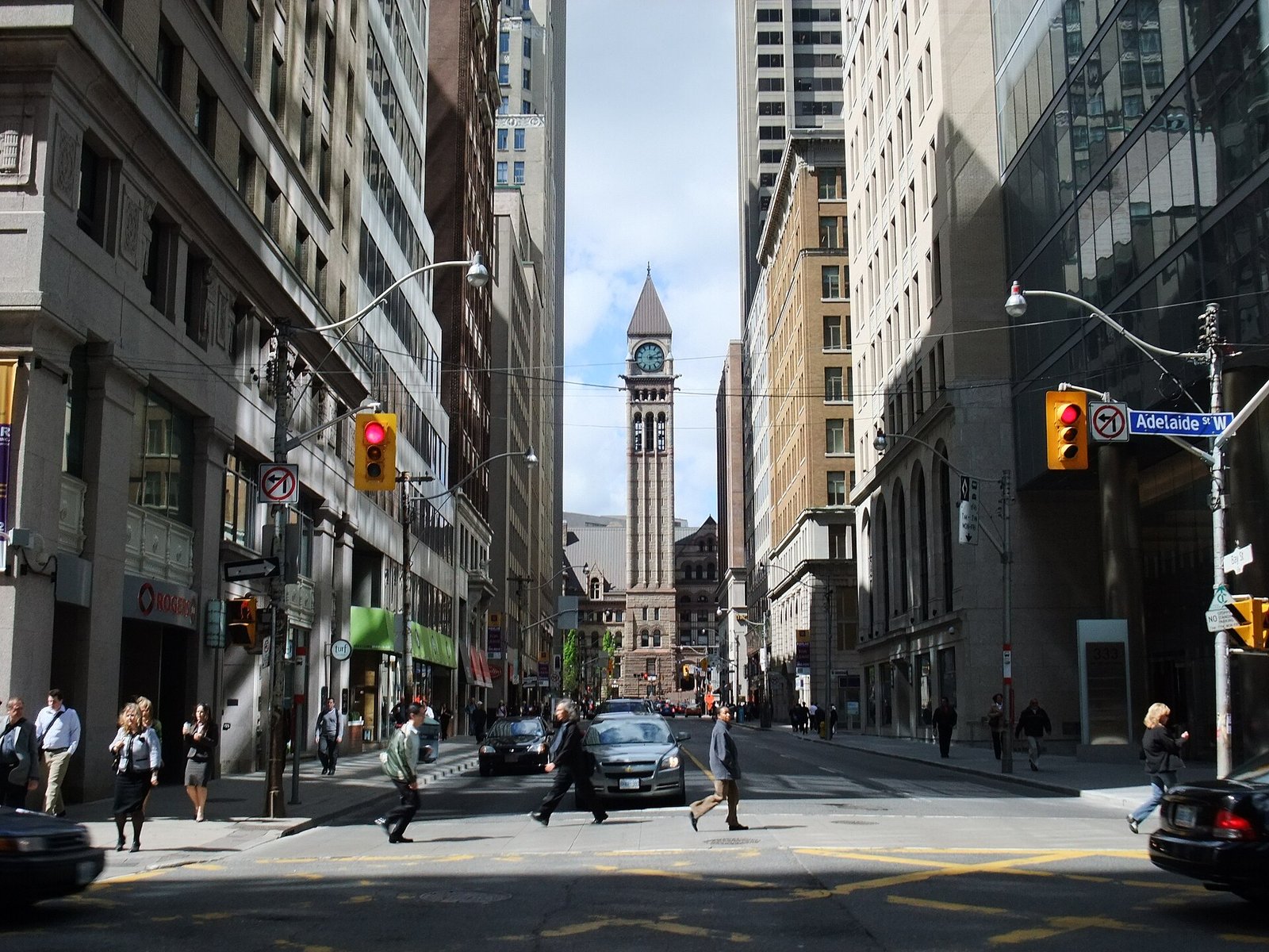Bay Street in Toronto's financial district