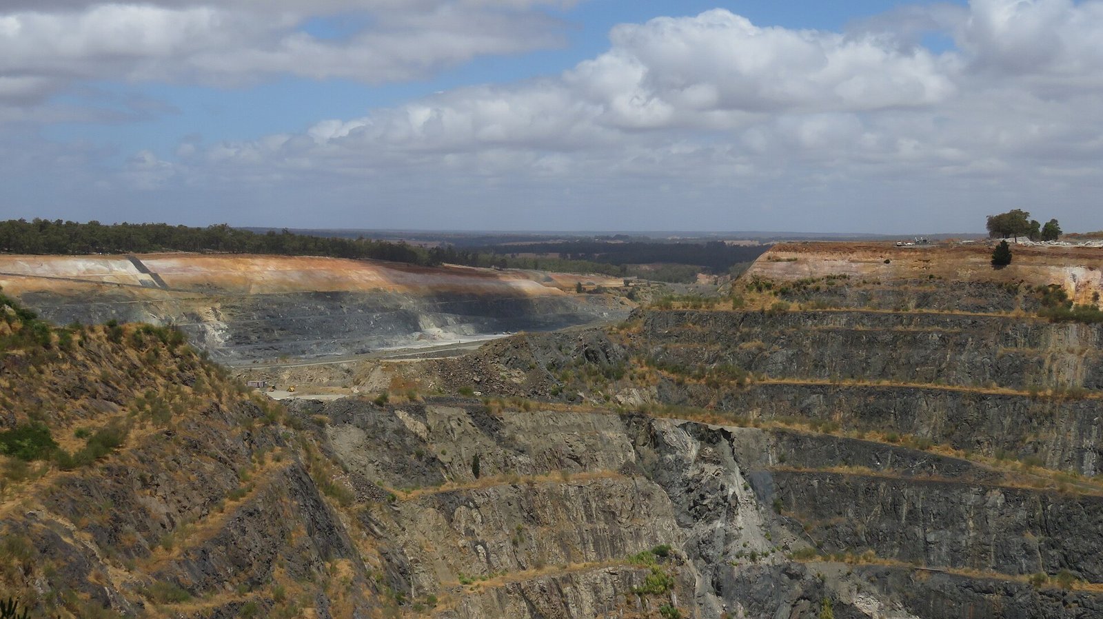 Open pit of the Greenbushes lithium mine in Western Australia