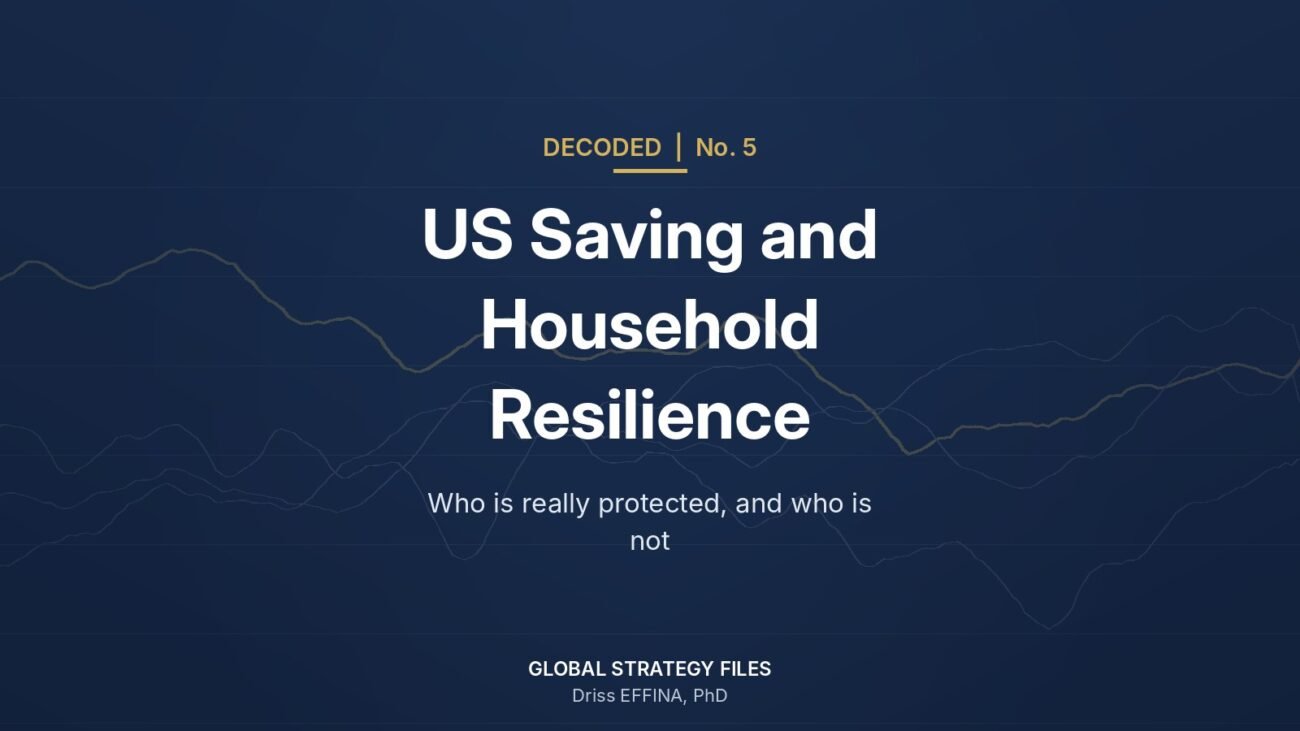 Decoded No. 5 cover: US Saving and Household Resilience