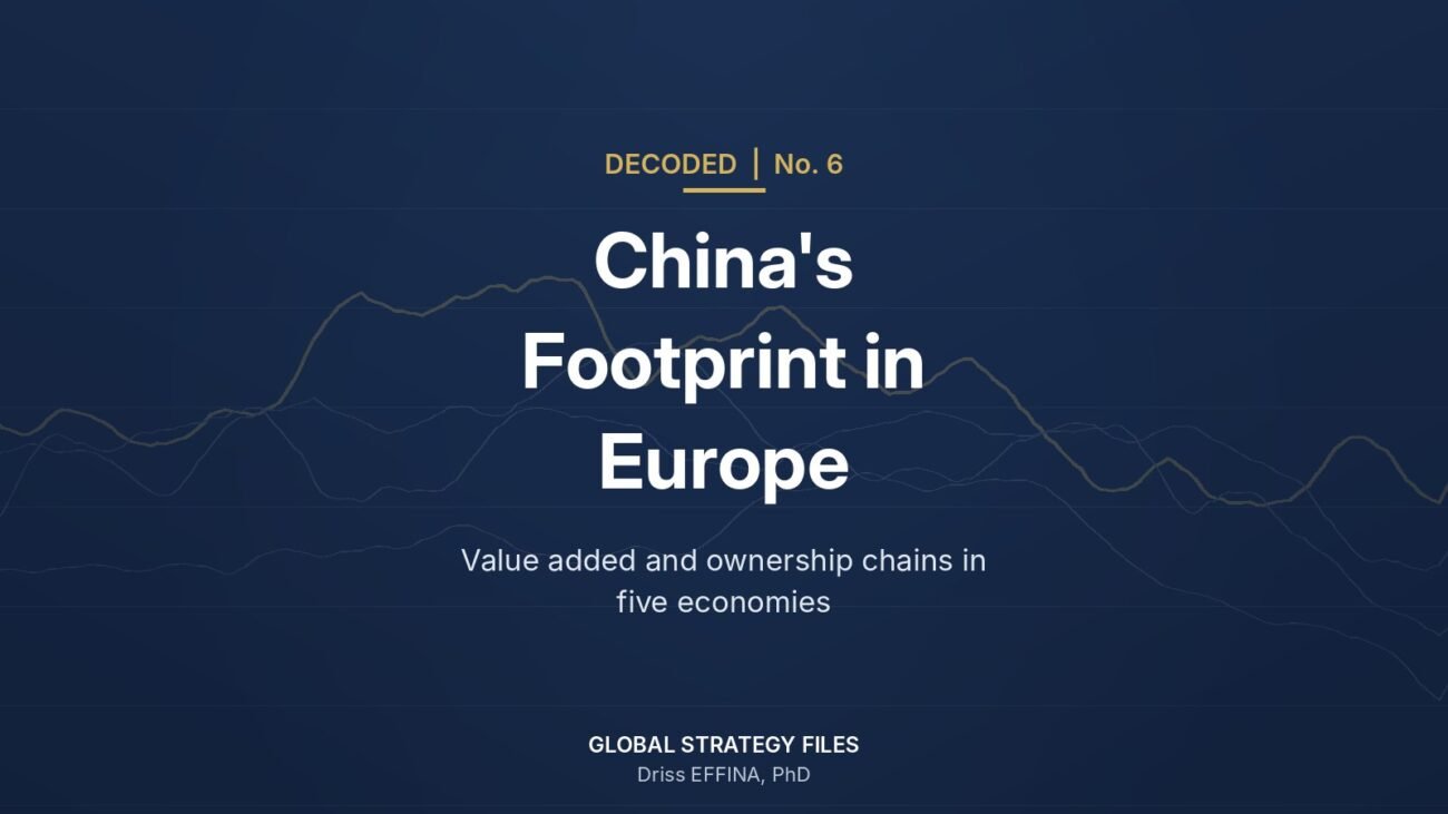 Decoded No. 6 cover: China's Footprint in Europe