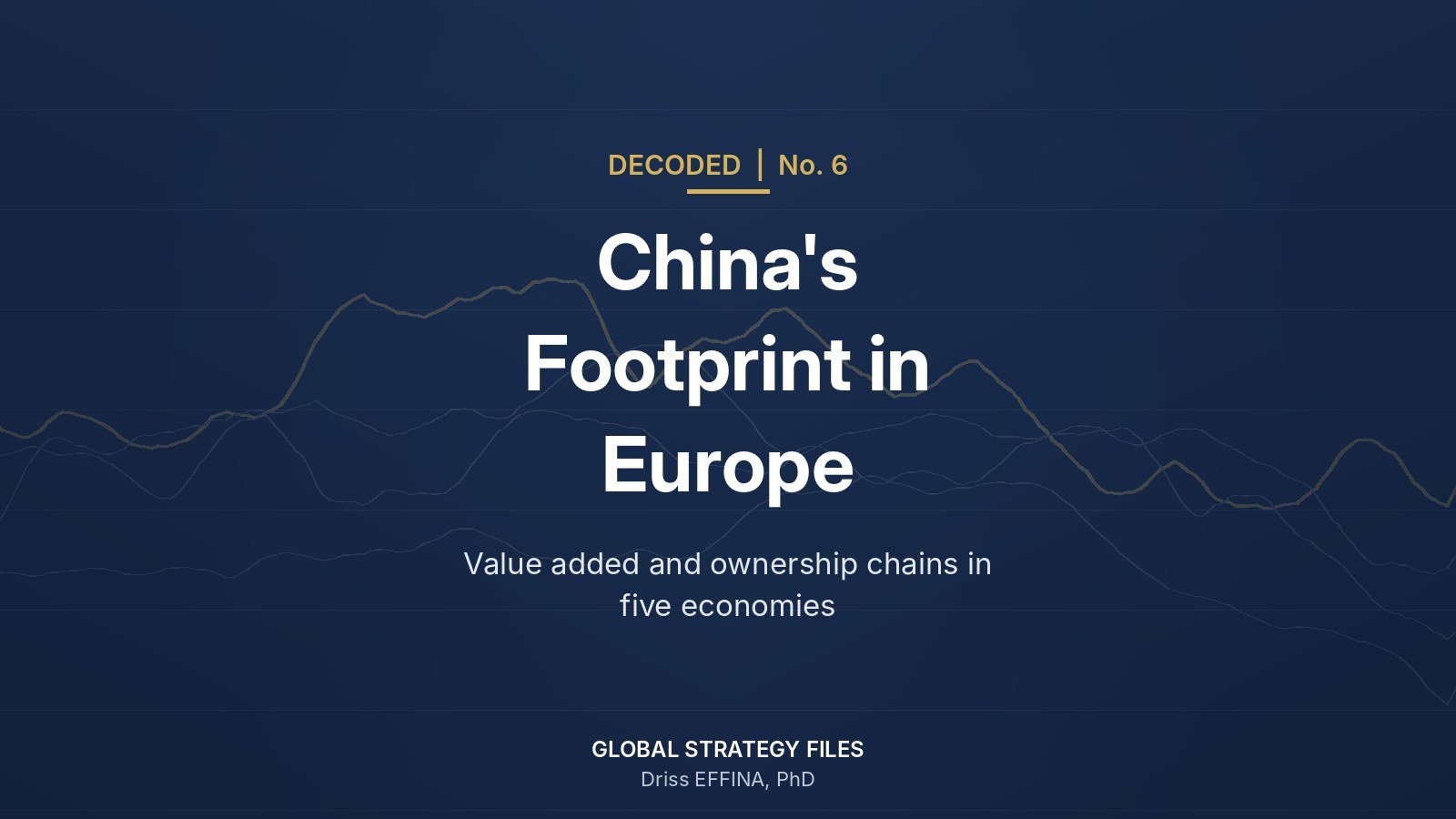 Decoded No. 6 cover: China's Footprint in Europe Decoded No. 6 cover: China's Footprint in Europe