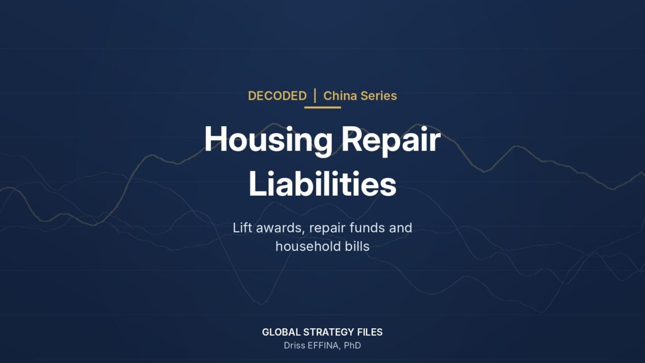 Decoded China series cover: China Housing Repair Liabilities
