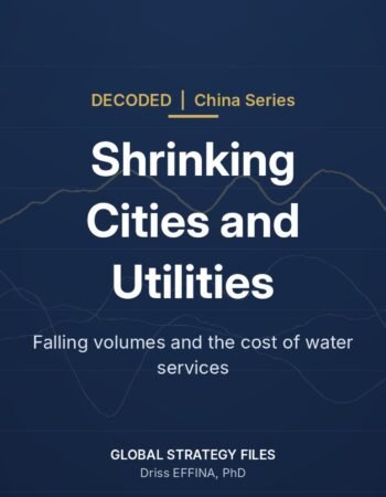 Decoded China series cover: China Shrinking Cities and Utilities