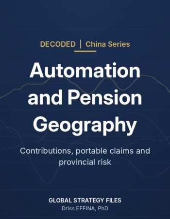 Decoded China series cover: China Automation and Pension Geography