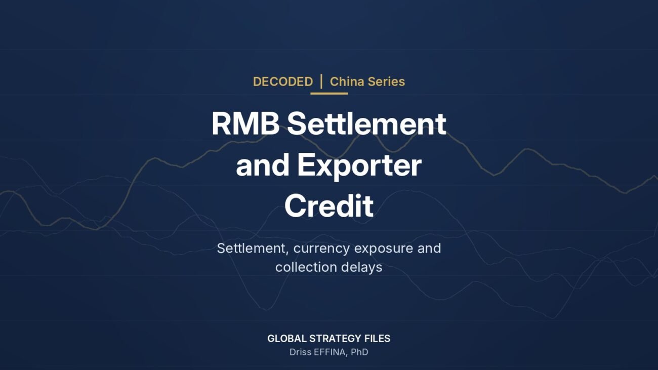 Decoded China series cover: China RMB Settlement and Exporter Credit