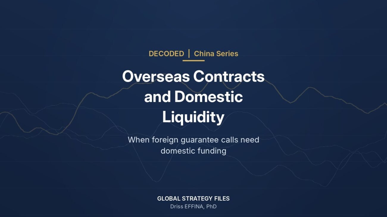 Decoded China series cover: China Overseas Contracts and Domestic Liquidity