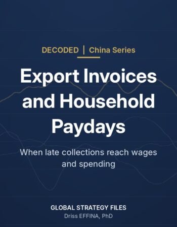Decoded China series cover: China Export Invoices and Household Paydays