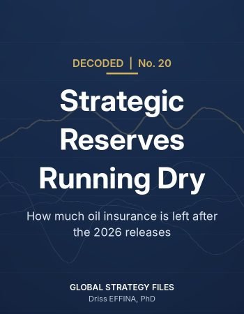 Decoded No. 20 cover: Strategic Reserves Running Dry