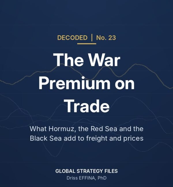 Decoded No. 23 cover: The War Premium on Trade