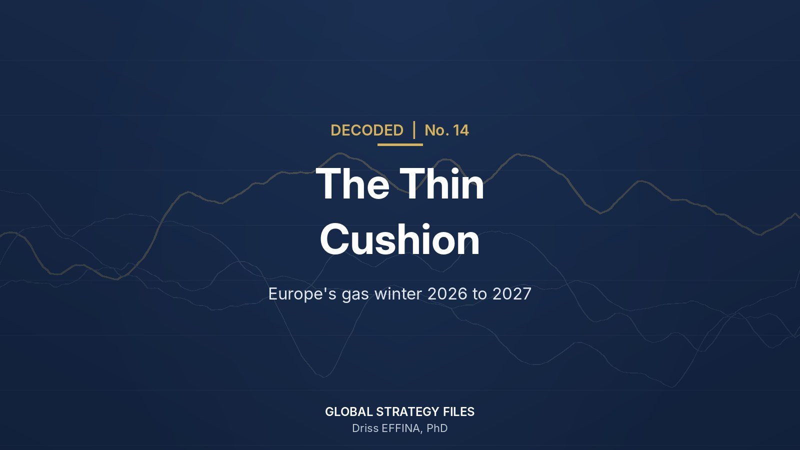 Decoded No. 14 cover: The Thin Cushion