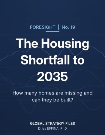 Foresight No. 19 cover: The Housing Shortfall to 2035