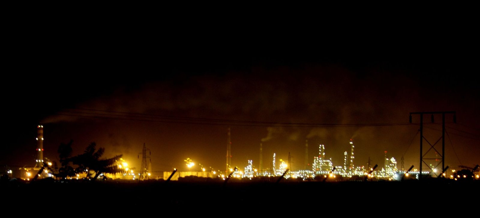 Oil refinery in Gujarat, India